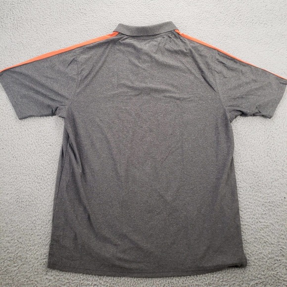 University of Miami Hurricanes Shirt Mens Large Gray Short Sleeve Polo - Picture 2 of 11